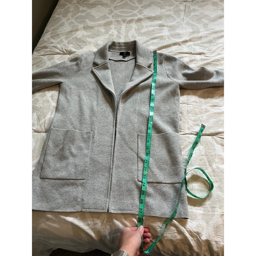 J.crew Sophie open front sweater blazer gray women’s size xs - Picture 8 of 10